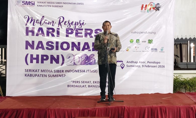 SMSI Sumenep Gelar HPN 2026, Kominfo Jatim Ajak Media Siber Jaga Ruang Publik Tetap Sehat