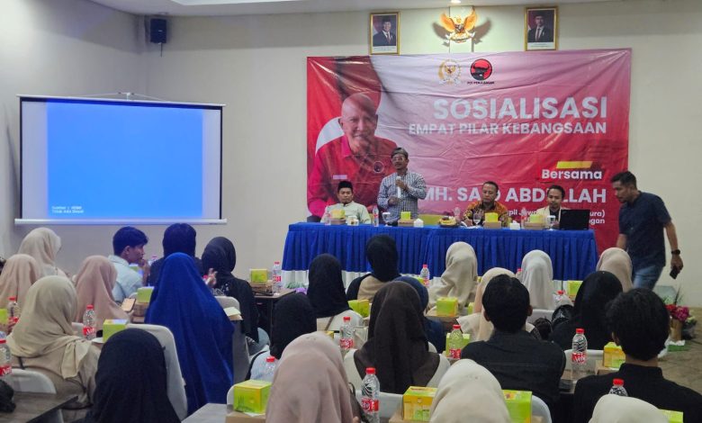 MH. Said Abdullah Gelar Sosialisasi Empat Pilar Bersama Mahasiswa, Pemuda dan Ibu Rumah Tangga
