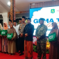 Bupati Sumenep Achmad Fauzi Wongsojudo bersama Forkopimda dan para janda penerima santunan saat gema takbir Iduladha 1447 H di Pendopo Agung Sumenep 