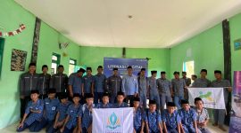 Siswa SMP saat mengikuti seminar Literasi 