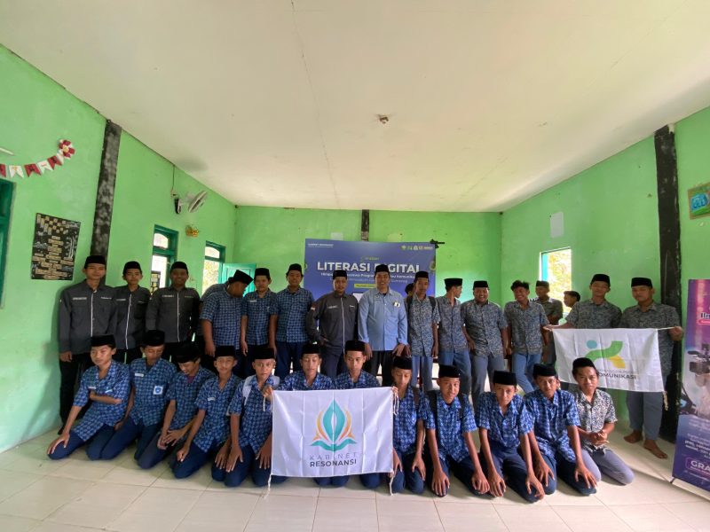 Siswa SMP saat mengikuti seminar Literasi 