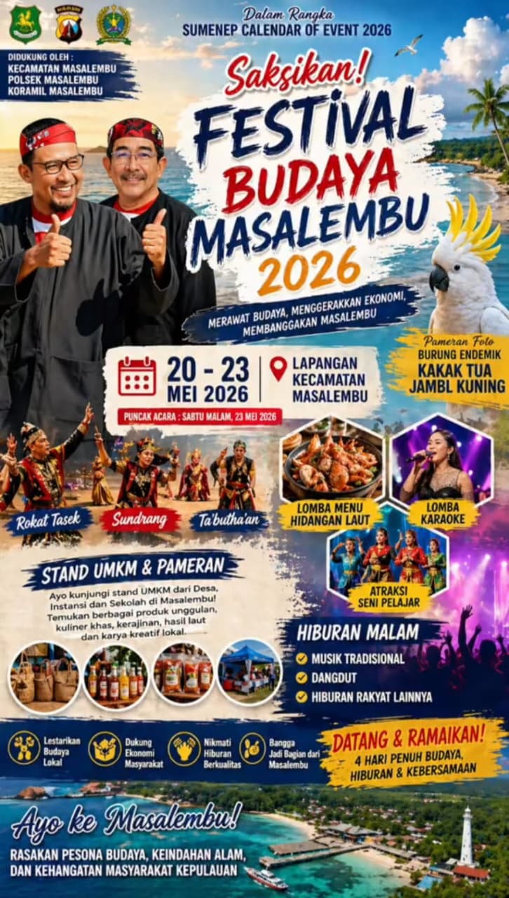 Anggota DPRD Sumenep Kritik Festival Budaya Masalembu, Nilai Kebutuhan Dasar Warga Lebih Mendesak