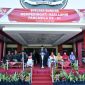 Bupati Sumenep Dr. H. Achmad Fauzi Wongsojudo, saat memimpin upacara Hari Lahir Pancasila