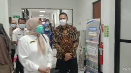 Direktur RSUDMA Sumenep, dr. Erliyati bersama rombongan  BPKN? Ombudsman RI, dan BPJS Kesehatan 