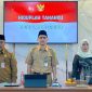 Dari kanan, Sinta Dwi Astari, Dinas PRKPCK Jawa Timur, Sekda Sumenep, Agus Dwi Saputra dan Plt Kadis Perkimhub Sumenep, Achmad Dzulkarnain.