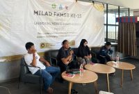 Muhammad Nafis saat bedah buku