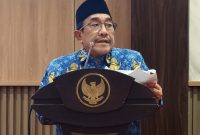 Wakil Bupati Sumenep KH Imam Hasyim saat membacakan nota pertanggungjawaban APBD 2025