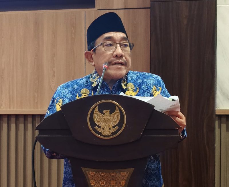 Wakil Bupati Sumenep KH Imam Hasyim saat membacakan nota pertanggungjawaban APBD 2025