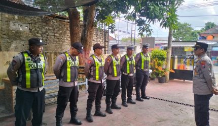 Kapolsek Bluto Pimpin Pengamanan Pawai Karnaval Budaya di Kepedi dan Aengdake, Pastikan Kegiatan Berjalan Aman dan Lancar