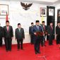 Bupati Sumenep Achmad Fauzi Wongsojudo saat melakukan pelantikan 4 pejabat 