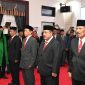 Dua dari kanan Achmad Dzulkarnain saat proses pelantikan 