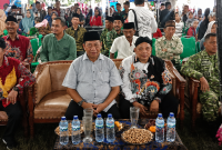 Camat Rubaru, Tabrani (kanan) bersama Kepala DKPP Sumenep Ir. Chainur Rasyid
