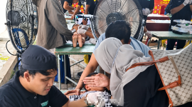 Kegitan khitanan massal DRT The Big Family berlangsung meriah