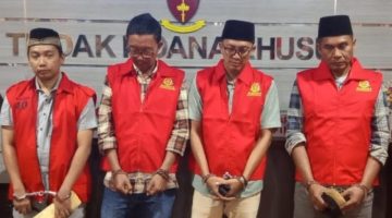 Para terdakwa Korupsi BSPS Sumenep 