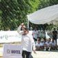 Bupati Sumenep Dr. H. Achmad Fauzi Wongsojudo sesaat usai membuka Kejurprov Voli Pantai U-17