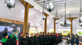 Bupati Sumenep saat membacakan sumpah janji Pejabat yang dilantik