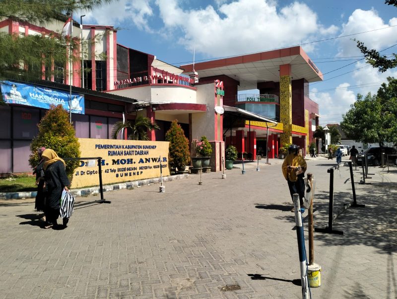 Penampakan Asri di luar RSUDMA Sumenep 