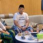 M. Nafis (kiri) bersama Kerua LKK PCNU Sumenep, Hodaifah (kanan)