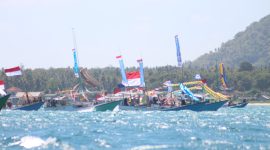 Ratusan Perahu ramadhan petik laut masalembu