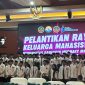 Suasana pelantikan Raya Ormawa Uniba Madura 