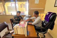 Pengurus Ansor Jatim, Prengki Wirananda bersama TACB Sumenep H. Ibnu Hajar