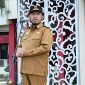 Bupati Sumenep Dr. H. Achmad Fauzi Wongsojudo saat pimpin upacara apel pagi