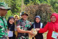 Kegiatan MPLS Binar Junior High School di Markas Yonif TP 931/Ksatria Jokotole 