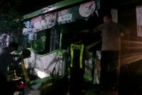 Rumah warga pasca kebakaran 