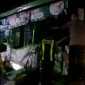 Rumah warga pasca kebakaran 