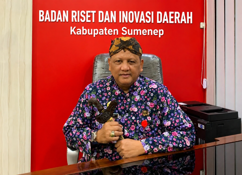 Kepala Badan Riset dan Inovasi Daerah (BRIDA) Sumenep, Siswahyudi Bintoro, M.Si