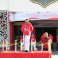 Bupati Sumenep Dr. H. Achmad Fauzi Wongsojudo saat memimpin apel pagi 