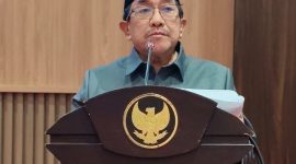 Wakil Bupati Sumenep KH Imam Hasyim saat acara paripurna Perubahana KUA-PPAS 2026 di Gedung DPRD Sumenep 
