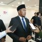 Bupati Fauzi usai mengikuti rapat paripurna di DPRD untuk mendengarkan Pidato Presiden RI pada rapat tahunan MPR RI 