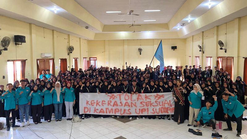 Sosialisasi Kekerasan Seksual oleh HMP PGSD UPI kepada 165 Maba