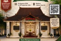 Paparan Arah Pembangunan Kabupaten Sumenep Lima tahun ke depan di stand Bappeda 
