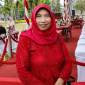 Direktur RSUDMA Sumenep, dr.Hj. Erliyati, M.Kes usai mengikuti upacara HUT Ke-81 RI