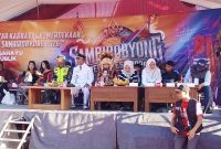Kegiatan pawai budaya di Sambirobyong