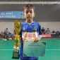 Kenjie, peraih Juara 3 Bulu Tangkis antar pelajar
