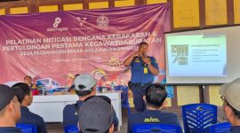 Pelatihan penanganan bencana kebakaran oleh Kangean Energy Indonesia bersama Pemedes Pagerungan Besar dan Pemerintah Kecamatan Sapeken 