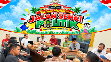 DPRD Sumenep Tebar 1.500 Paket Sembako di Jalan Sehat Politik, Pada Hari Parlemen 2026