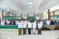 Bupati Fauzi bersama Pj Ketua PWNU Jatim, Ketua PCNU dan Rois PCNU Sumenep di Aula Al-Ikhlas Kemenag Sumenep
