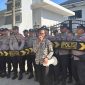 Salah satu aktivis JSP saat menyampaikan tuntutan di depan kantor Kejaksaan Negeri Sumenep 