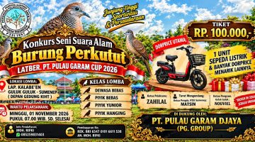 Bos PT Pulau Garam Dukung Konkurs Perkutut Sumenep, Tegaskan Pentingnya Pelestarian Budaya