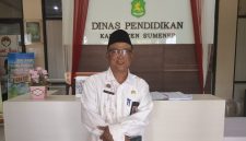 Kadisdik Sumenep Moh. Iksan usai upacara gabungan di Pemkab