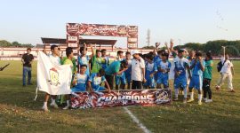 Tim Kecamatan Pasongsongan U-17 usai laga final