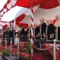 Bupati Fauzi bersama Forkopimda saat upacara Hari Jadi Sumenep ke-757 dan Hari Jadi Provinsi Jawa Timur ke-81