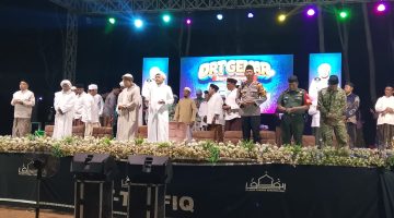 Kegiatan DRT Gemar Bersholawat do lapangan Banasare