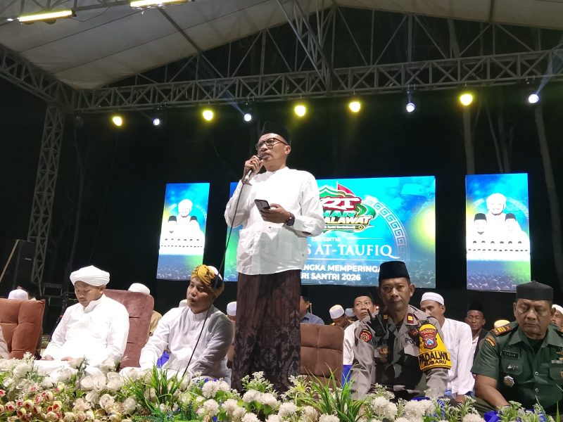 Kabag Kesmas Setda Sumenep, M. Said saat menyampaikan sambutan mewakili Bupati Sumenep 